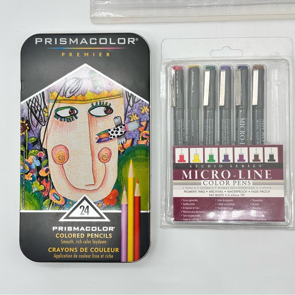 Colored Pencils and Watercolor Art Supplies Bundle Set - Picture 2 of 15